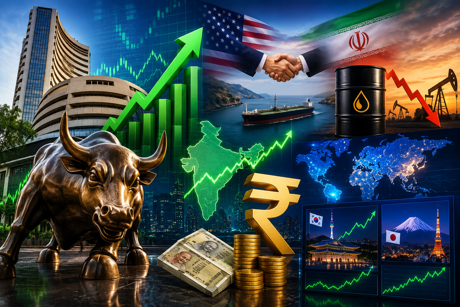 FINANCE | Peace hopes, rupee movement, crude oil to shape market mood this week